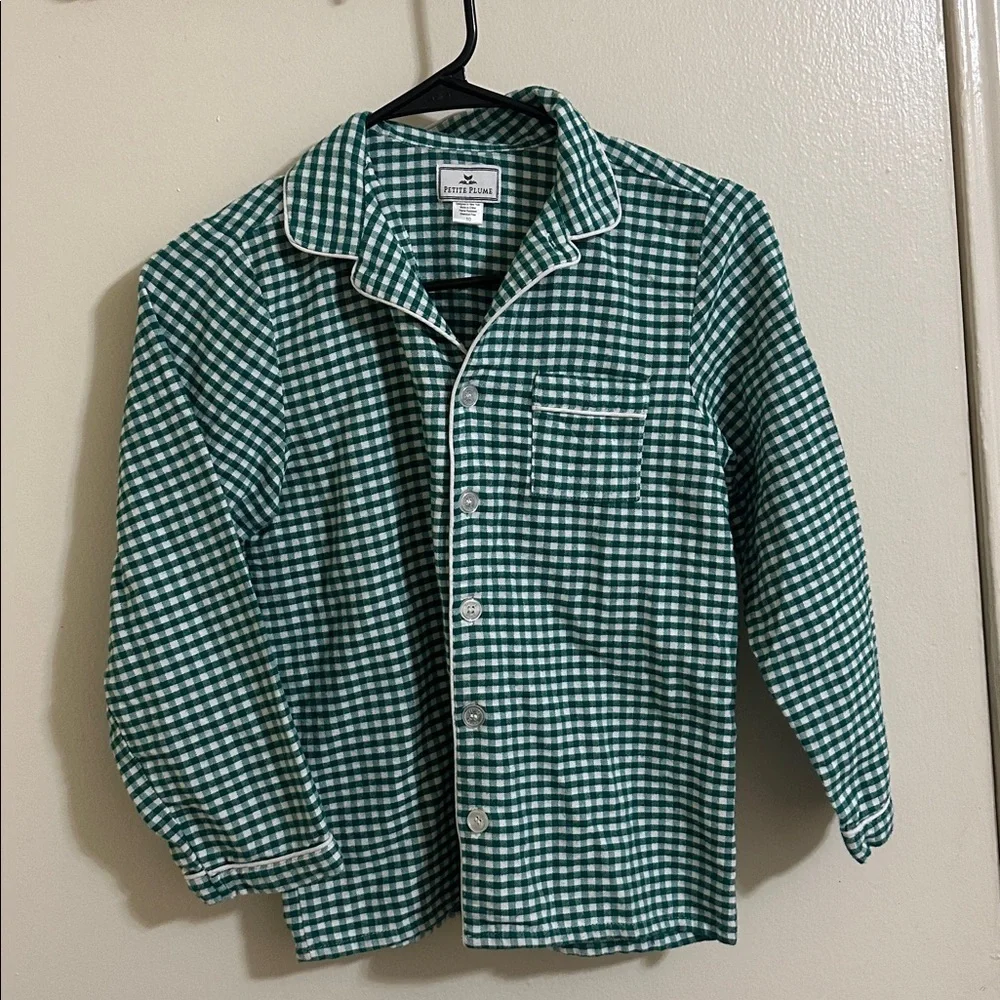 Bundle Petite Plum Girls Flannel Long Sleeve Tops size 10 (2) - Picture 4 of 5